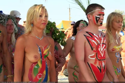 День нептуна коктебель бодиарт