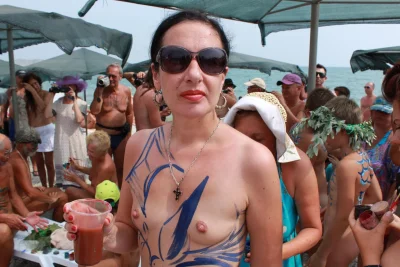 Коктебель бодиарт праздник нептуна