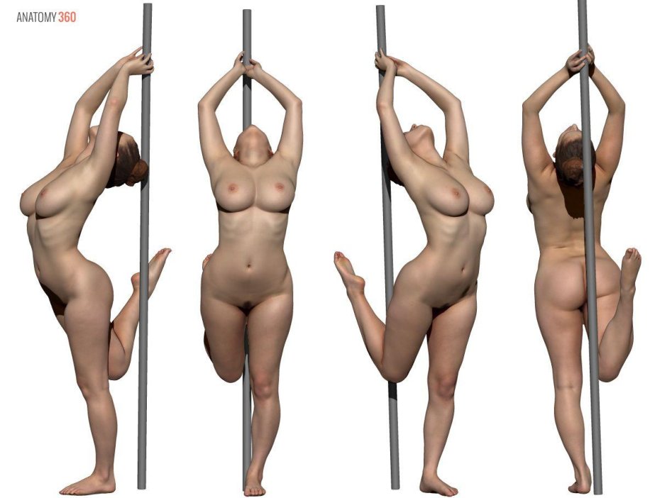 Голые женщины с разных ракурсов