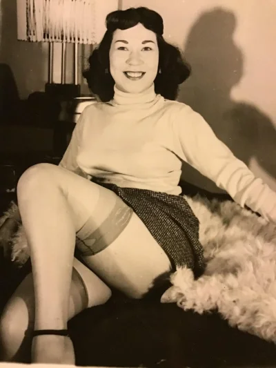 Vintage stocking s волосатые