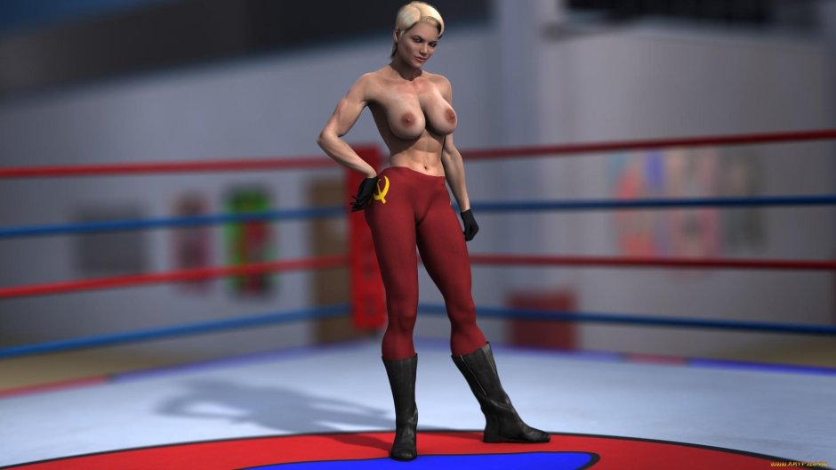 Женский бокс 3д