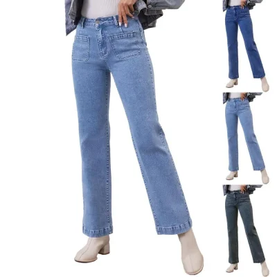 Джинсы женские прямые