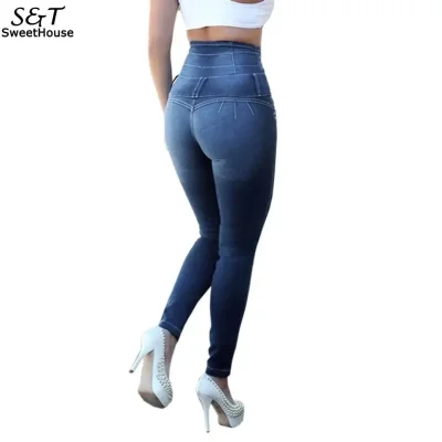 Женские джинсы с завышенной талией