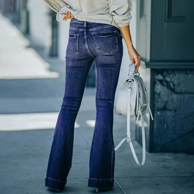 Женские джинсы клеш