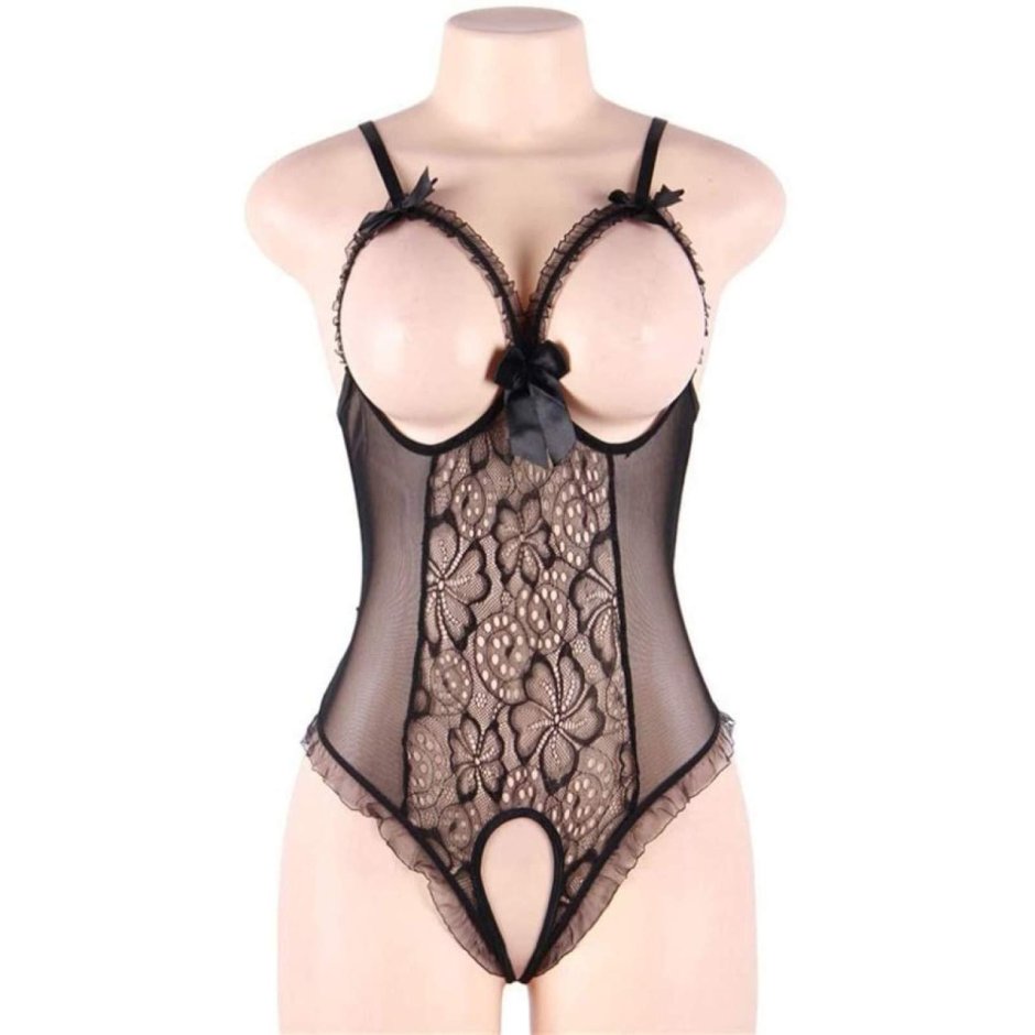 Боди с открытыми сосками