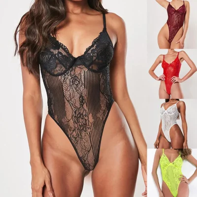 Боди кружевное эротическое белье