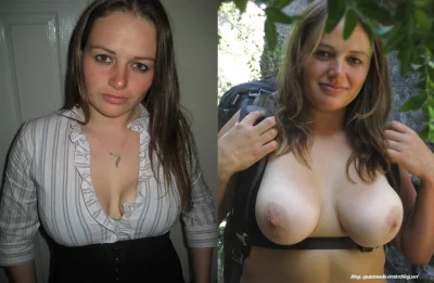 Одетые раздетые большие сиськи