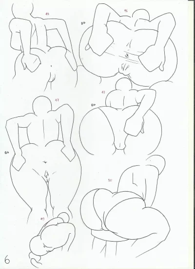 Эротичные позы для рисования