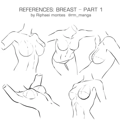 Рисование женской груди