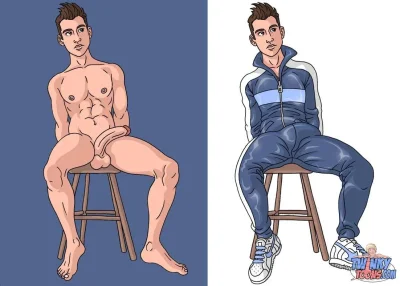 Рисунки голых парней