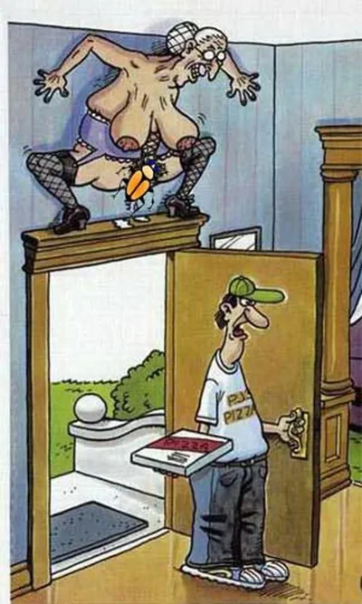 Смешные карикатуры про анал