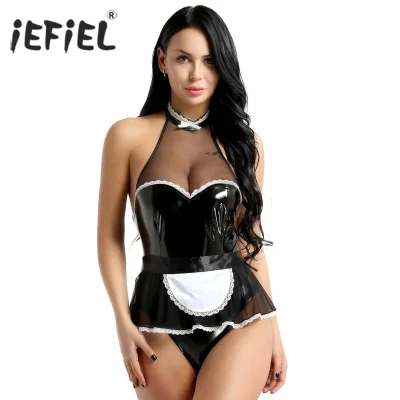 Костюм горничной кожаный