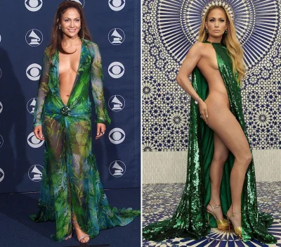 Дженнифер лопес зеленое платье