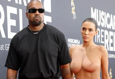 Жена канье уэста пришла на церемонию грэмми абсолютно голая