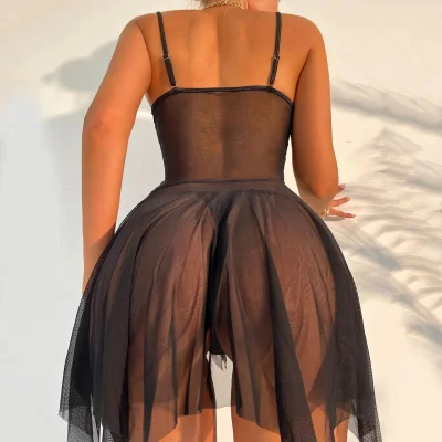 Сексуальное прозрачный платье