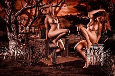 Голые девушки фэнтези