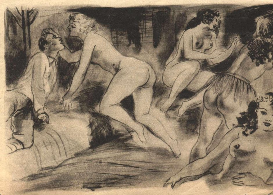 Картины эдгара дега бордель