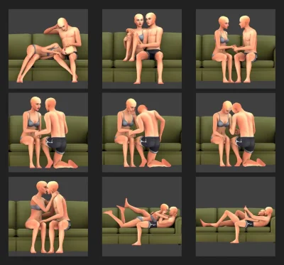 Симс позы