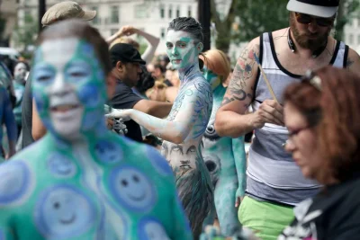 Фестиваль боди арта в нью йорке