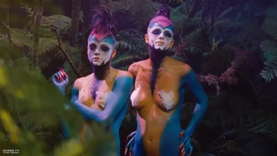 Бодиарт лесные жители