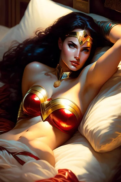 Чудо женщина арт