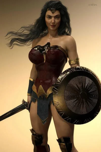 Чудо женщина диана воительница