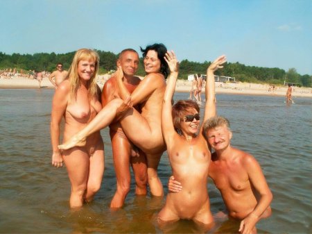 Young nudist families