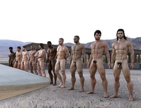 Lots of naked guys