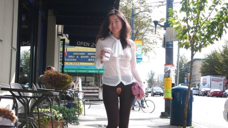 Japanese exhibitionist
