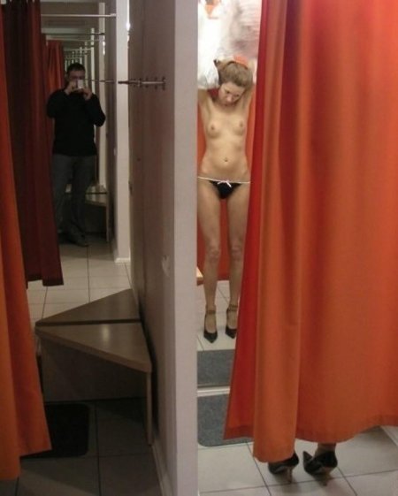 Flash in the fitting room