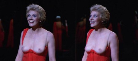 Julia Andrews shows breasts