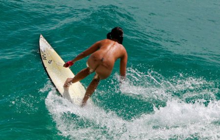 Girl on a surf