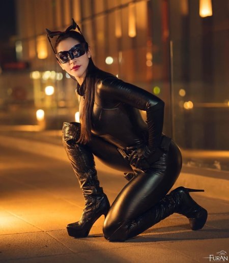 Cosplayer Catwoman