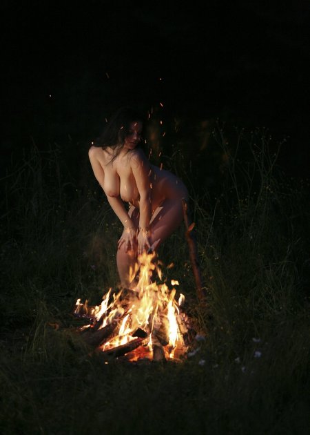 Porn by the fire