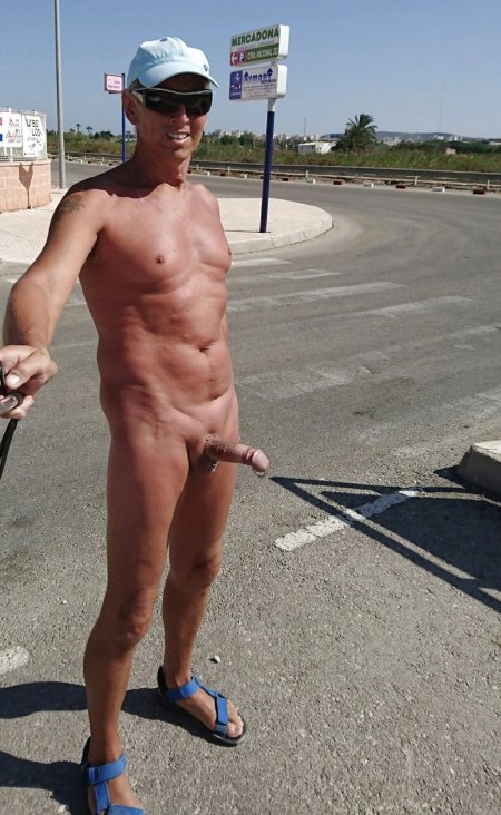 Naked men exhibitionists