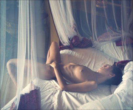 Tender girls in bed nude
