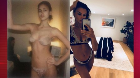 Irina Shayk in lingerie