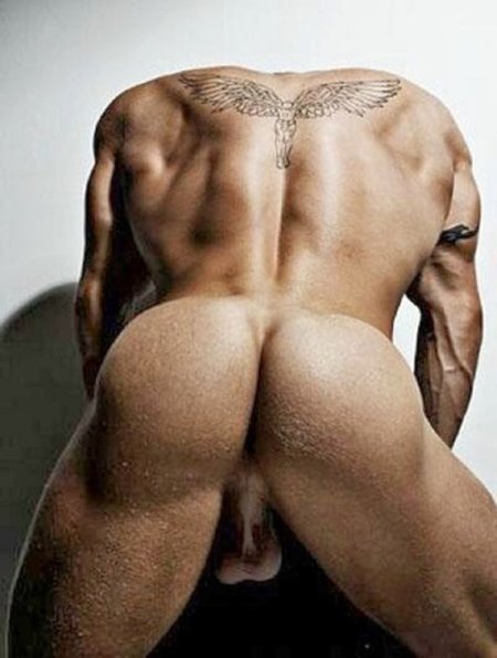 Beautiful naked guys' butts