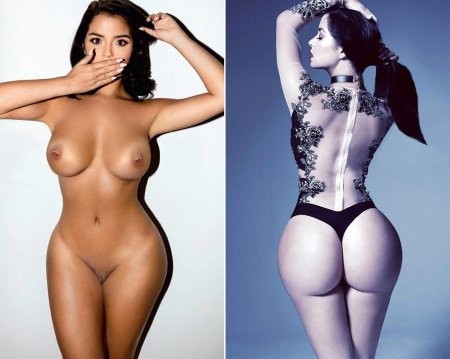 British model Demi Rose nude