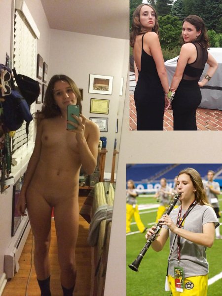 Amateur girls selfie