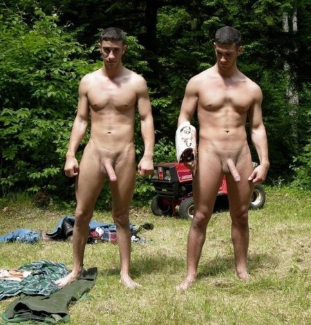 Guys outdoors naked without panties