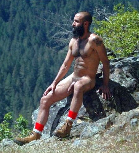Naked climbers guys