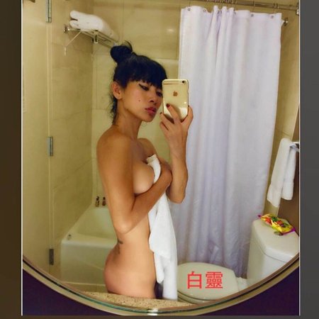 Bai Ling naked in the bath