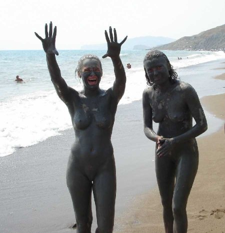 Therapeutic mud naked girls