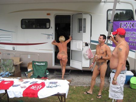 Camping is for naked people only