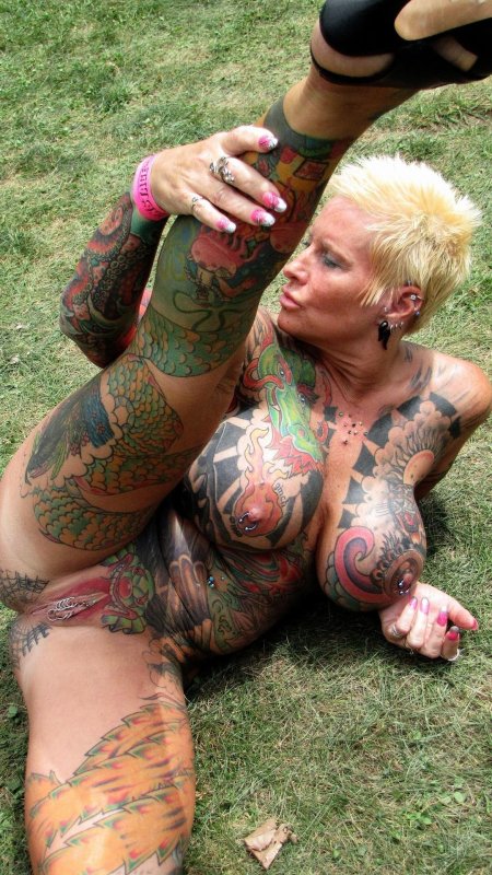 Tattooed grannies