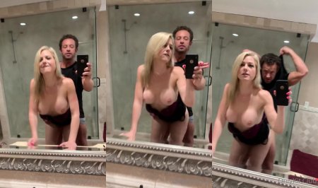 Riley steele naked in the mirror