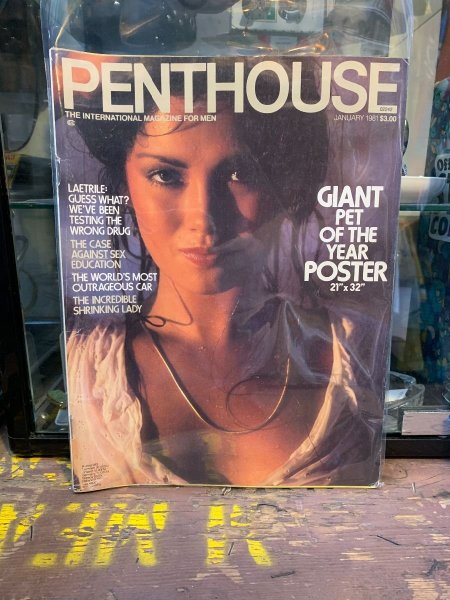Penthouse magazine january giant pet of the year poster