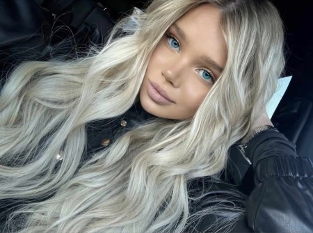 Long blonde hair