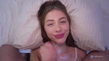 Unexpectedly cummed in my sister's mouth